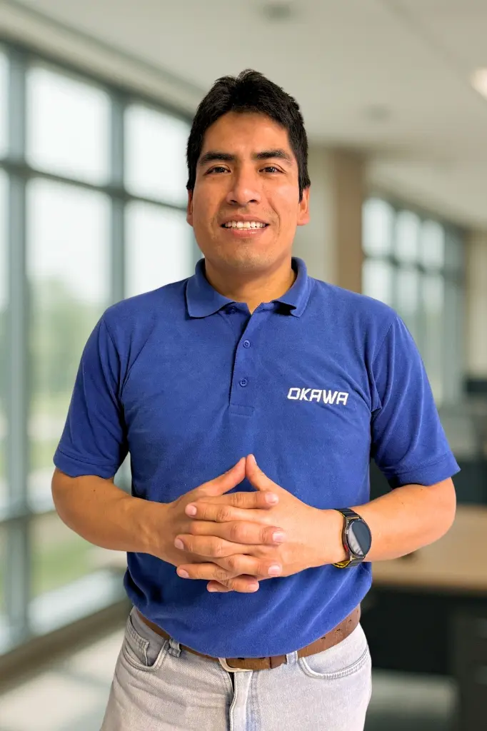 Foto de Carlos Rebaza, Especialista en Soluciones Tecnológicas de Okawa